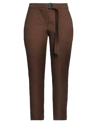 Dark brown Grosgrain Casual pants