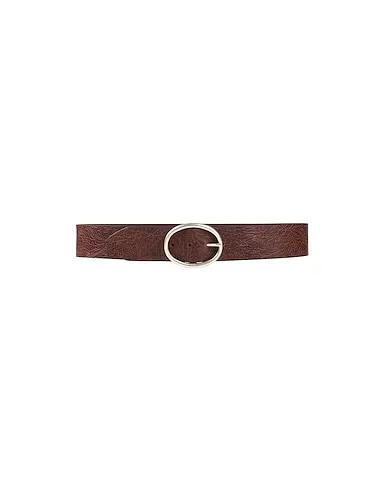 Dark brown High-waist belt