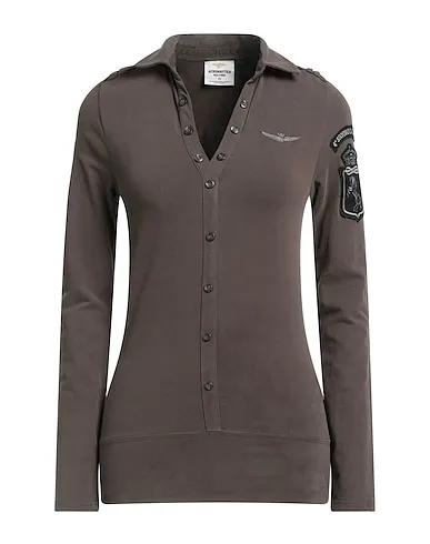 Dark brown Jersey Polo shirt