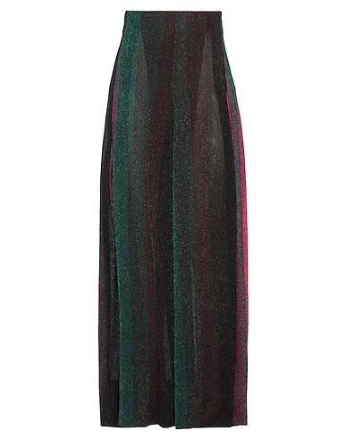 Dark brown Knitted Maxi Skirts