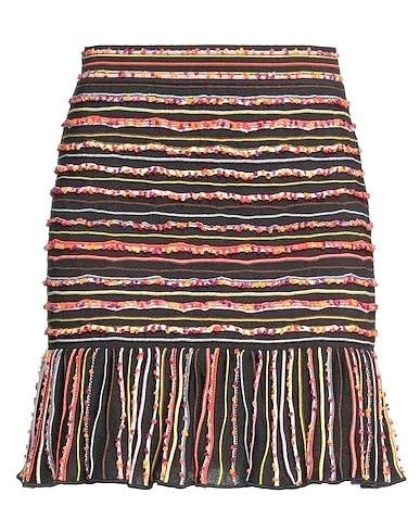 Dark brown Knitted Mini skirt