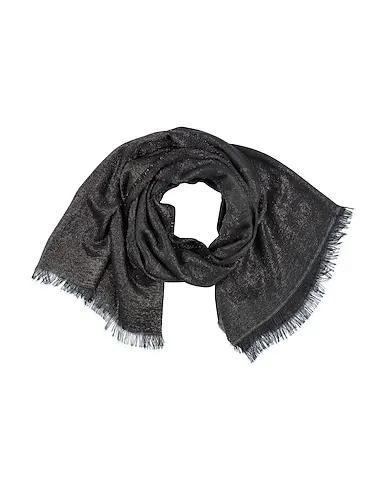 Dark brown Knitted Scarves and foulards