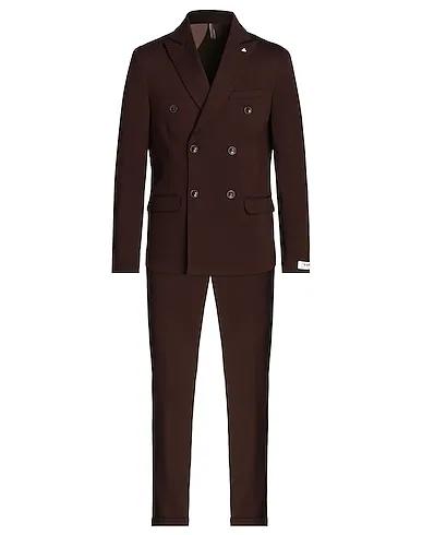Dark brown Knitted Suits