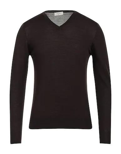 Dark brown Knitted Sweater