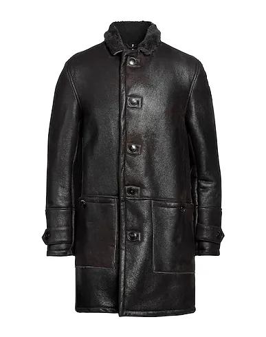 Dark brown Leather Coat