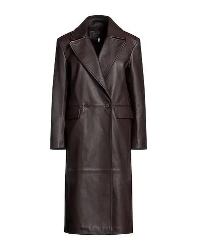 Dark brown Leather Coat