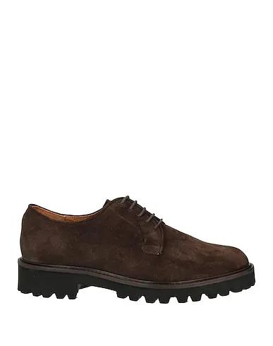 Dark brown Leather Laced shoes