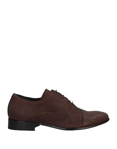 Dark brown Leather Laced shoes