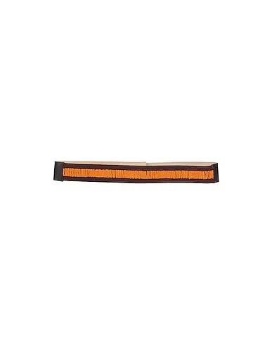 Dark brown Leather Regular belt