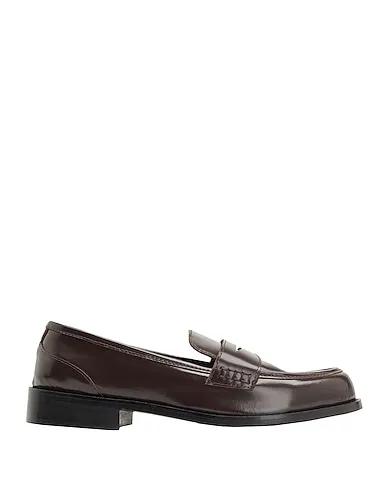 Dark brown Loafers POLISH LEATHER PENNY LOAFER
