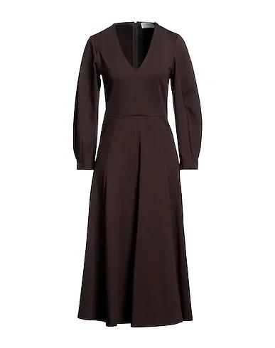 Dark brown Midi dress