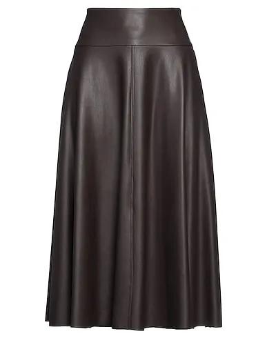 Dark brown Midi skirt