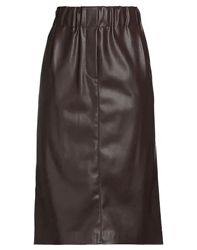 Dark brown Midi skirt