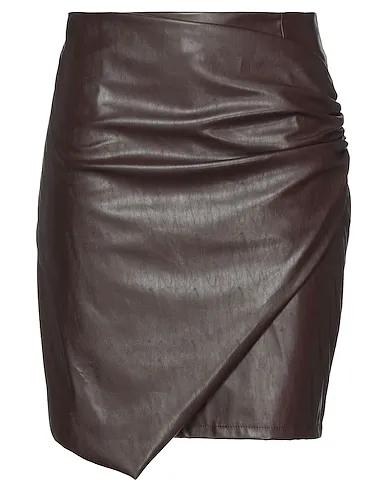 Dark brown Mini skirt