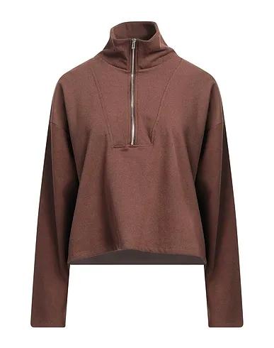 Dark brown Pile Sweatshirt