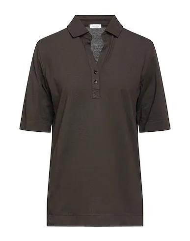Dark brown Piqué Polo shirt