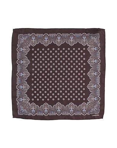 Dark brown Satin Scarves and foulards