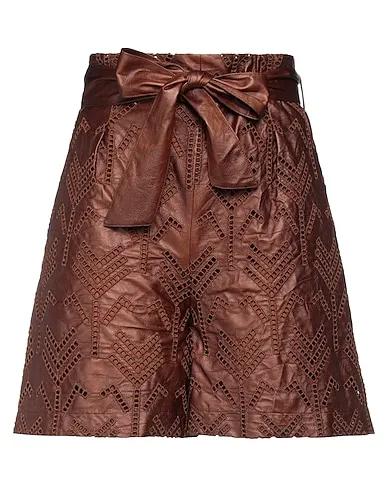 Dark brown Shorts & Bermuda