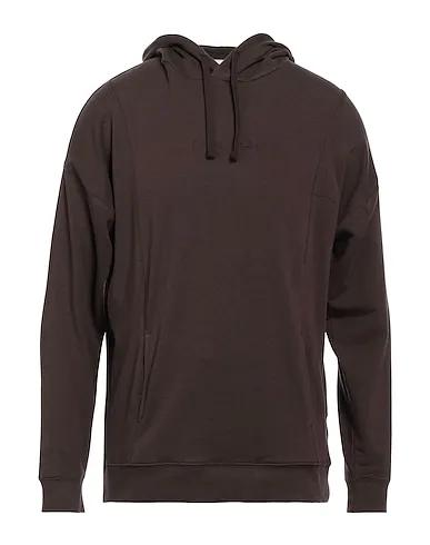 Dark brown Sweatshirt Hooded sweatshirt