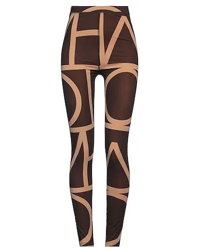 Dark brown Synthetic fabric Leggings