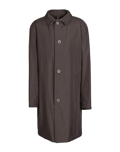 Dark brown Techno fabric Full-length jacket