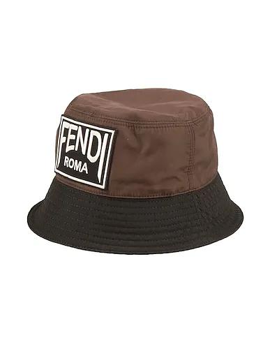 Dark brown Techno fabric Hat