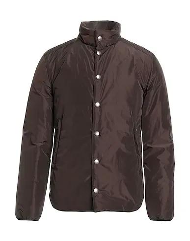 Dark brown Techno fabric Shell  jacket