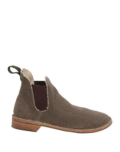 Dark brown Tweed Ankle boot