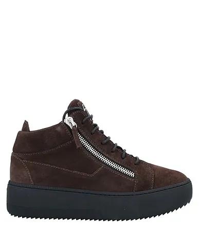 Dark brown Velour Sneakers