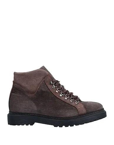 Dark brown Velvet Boots