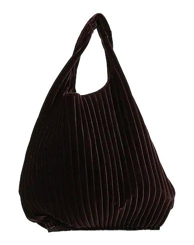 Dark brown Velvet Handbag