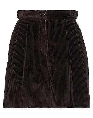 Dark brown Velvet Shorts & Bermuda