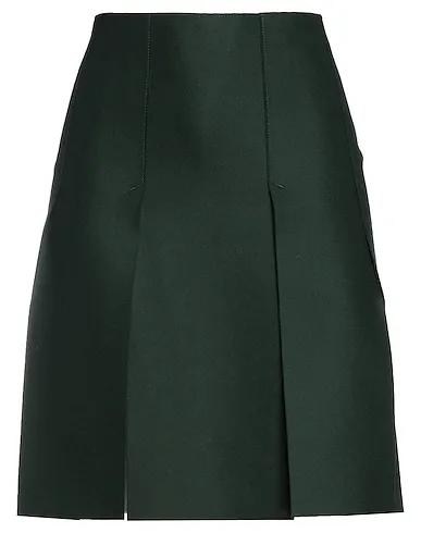 Dark green Baize Mini skirt