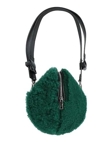 Dark green Bouclé Handbag