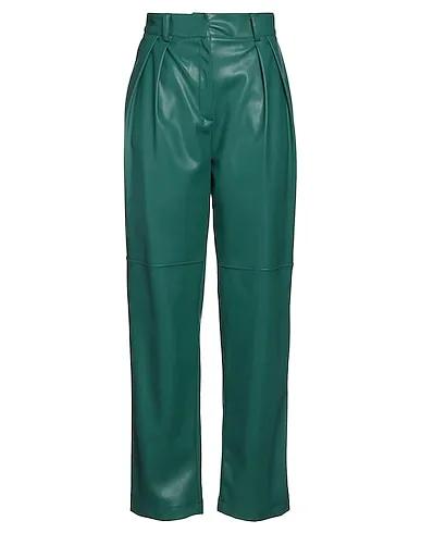Dark green Casual pants