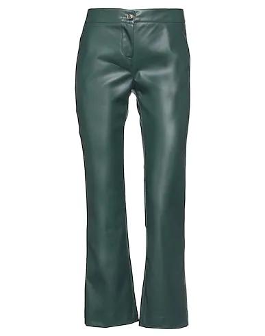 Dark green Casual pants