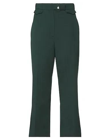 Dark green Flannel Casual pants