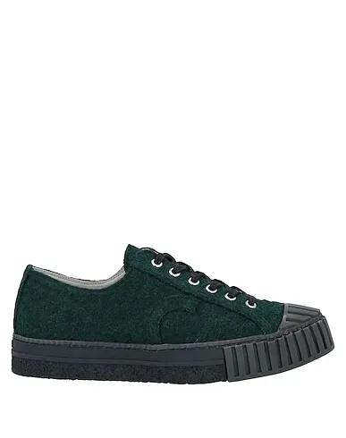 Dark green Flannel Sneakers