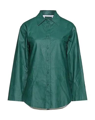 Dark green Full-length jacket