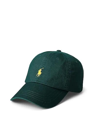 Dark green Gabardine Hat COTTON CHINO BALL CAP
