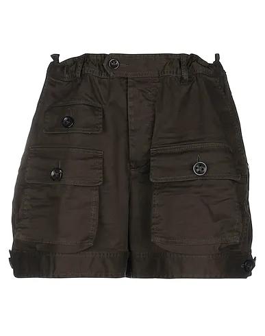 Dark green Gabardine Shorts & Bermuda