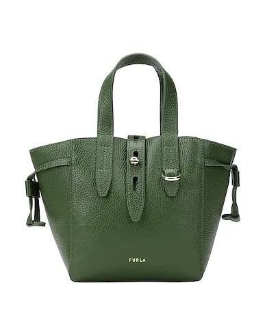 Dark green Handbag FURLA NET MINI TOTE

