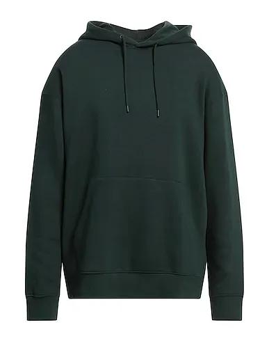 Dark green Jersey Hooded sweatshirt