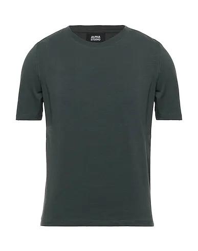 Dark green Jersey Oversize-T-Shirt
