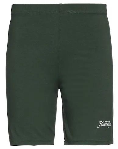 Dark green Jersey Shorts & Bermuda