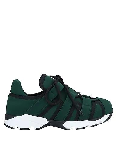 Dark green Jersey Sneakers