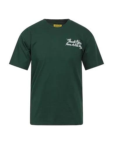 Dark green Jersey T-shirt THANK YOU ROSE TEE

