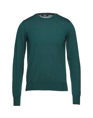 Dark green Knitted Sweater SEBASTIEN MERINO

