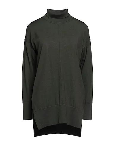 Dark green Knitted Turtleneck