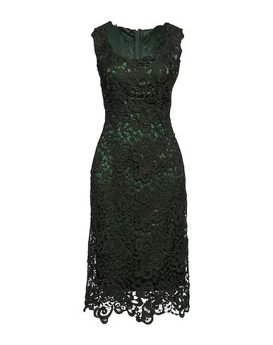 Dark green Lace Midi dress